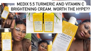 Is Medix 55 Tumeric And Vitamin Cc Brightening cream worth the hype [upl. by Archambault]