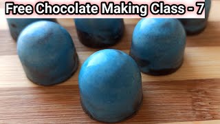 Bonbon Chocolate Designer Chocolate  How To Make Homemade Chocolate Free Chocolate Making Class7 [upl. by Aniale540]