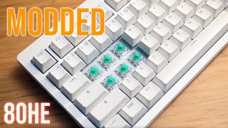 Best Overall Keyboard Modded Wooting 80HE [upl. by Lleynad]