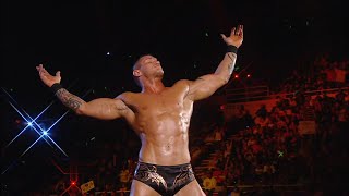 Randy Orton Sadistic Entrance Voices Theme Debut  RAW 2008 [upl. by Hertzfeld]