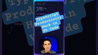 VScode  TypeScript HACK Autocomplete typescript typescripttutorial coding programming [upl. by Harahs]