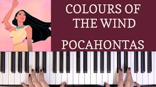 Colours Of The Wind Tutorial  Pocahontas [upl. by Farrish]