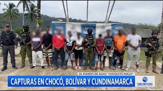 Capturan a 16 integrantes del Clan del Golfo bajo el mando de alias Chiquito Malo [upl. by Nomra]