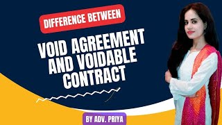 difference between void agreement and voidable contract  Contract 1  clat llb judiciary [upl. by Paderna615]