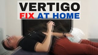 How to Fix CURE VERTIGO BPPV at Home  How To Do the Epley Maneuver [upl. by Rhys]