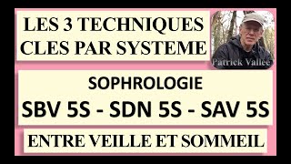 SOPHROLOGIE  SBV 5S  SDN 5S  SAV 5S  3 Techniques clés Abrégées [upl. by Aymik746]