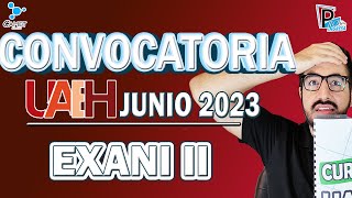 CONVOCATORIA UAEH 2023 ❌NUEVOS CAMBIOS❌ [upl. by Vedi121]