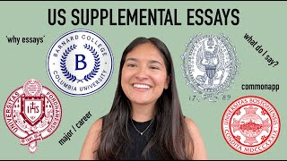 US Supplemental Essays Barnard Georgetown Fordham and BU [upl. by Eilrak]