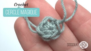 Comment réaliser un cercle magique pour débuter vos crochets en rond [upl. by Thalassa907]