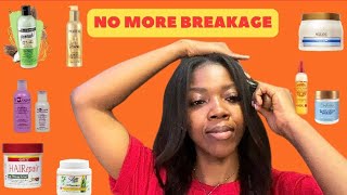 Top AntiBreakage Products for Relaxed Hair  FanRequested [upl. by Camm]