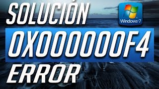 Error 0x000000f4 en Windows 7  4 Soluciones 2019 [upl. by Reywas]