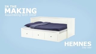 IKEA HEMNES Daybed Assembly Instructions [upl. by Shaddock]