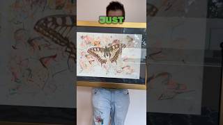 Butterfly Drawing butterfly butterflyart butterflydrawing butterflyartist butterflylover art [upl. by Oaks]