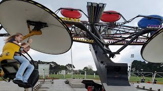 Hrubetz Lifting Paratrooper Ride 80s Soundtrack funfair funfairrides fairground [upl. by Leoni]