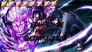 Sasuke UchihaEternal Mangekyō Sharingan Ex Rekit Summon250 shinobite [upl. by Rumney]