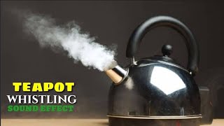 teapot whistling sound effecttea kettle boiling sounds [upl. by Leidag743]