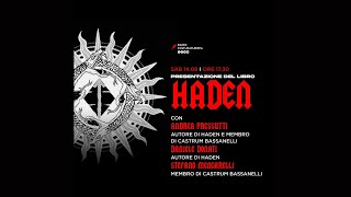 HADEN  Presentazione del libro [upl. by Meekar]