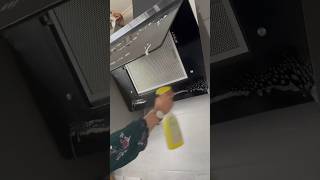 Cooker Hood Filter Deep Clean cleaningmotivation cleaninghacks cleaning asmr satisfying [upl. by Puduns994]