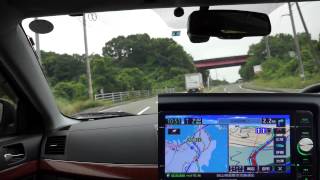 車載動画 KENWOOD 彩速ナビ typeZ MDVZ702W [upl. by Raye]