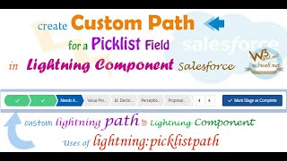 Create custom path dynamically of picklist field using lightningpicklistPath in Lightning Component [upl. by Yengac480]