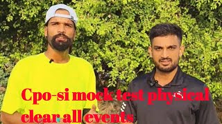 🔥🧿🧿🧿Cposi mock test physical clear all events ।। high jump short put long jump sprint 🧿🧿🧿 [upl. by Gilpin]