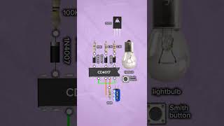 Dimmer circuit Cd4017 ic  Dimmer devresi dimmer cd4017 entegre mehmetbakir [upl. by Ieso]