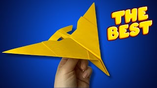 Papierflieger falten der weit fliegt  Beste Origami Flugzeug [upl. by Awahsoj149]