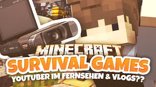 Reallife VLOGS YouTuber im TV ★ Minecraft SURVIVAL GAMES [upl. by Cosenza]