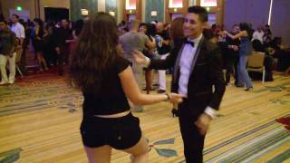 Nery Garcia Salsa dancing with Chelsea and switching with Cristian Oviedo Good Times [upl. by Bledsoe]