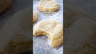 Chewy Sugar Cookie Recipe shorts cookie recipe glutenfree easy [upl. by Leahkim]