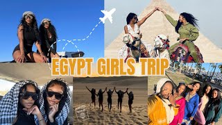 VLOG EGYPT GIRLS TRIP SIWA OASIS CAMEL RIDING CAIRO AND PYRAMID TOURS TRAVEL VLOG [upl. by Oznohpla]