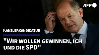 Scholz in Rio quotWir wollen die Wahl gewinnen ich und die SPDquot  AFP [upl. by Eibreh]