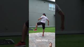 540 kick Tutorial Home practice viral record kickpractice kickboxing [upl. by Balac458]