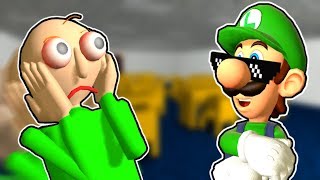 What If Luigi was in Baldis Basics education and learning Weegeepie special collab [upl. by Donna67]