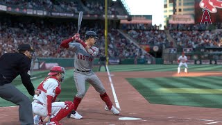 Boston Red Sox vs Los Angeles Angels  MLB Today 6922 Full Game Highlights  MLB The Show 22 Sim [upl. by Brodeur215]