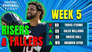 Week 5 Recap Risers amp Fallers Injury News GamebyGame Breakdown  2024 Fantasy Football Advice [upl. by Auqenahs]