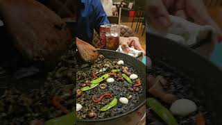 paella tapas spain spanish food foodie trending trendingshorts [upl. by Anaeg]