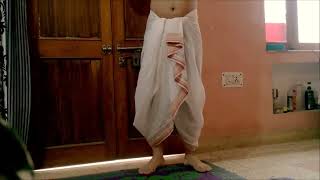 How to Wear a Dhoti in Simple and Basic Steps [upl. by Etrem]