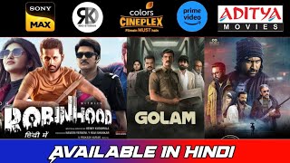 5 New South Hindi Dubbed Movies Available In Hindi l Robinhood Hindi Dubbed l New movie update 002 [upl. by Elleirad]