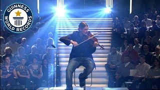 Fastest Violin Player  Guinness World Records [upl. by Gardiner]