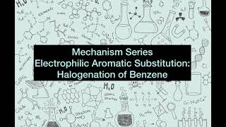 Mechanism 5 Halogenation of Benzene [upl. by Noli7]