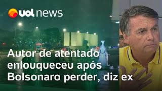 Homem que fez atentado com bomba no STF enlouqueceu após Bolsonaro perder eleição diz exmulher [upl. by Oicanata]