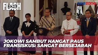 Jokowi Sambut Hangat Paus Fransiskus Sangat Bersejarah [upl. by Woody]