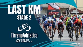 Tirreno Adriatico 2024  Last KM The Sprint [upl. by Nwahs]