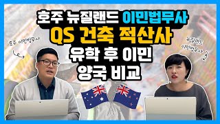 quotQS Quantity Surveyor 건축 적산사quot 과정 유학 후 이민 호주 뉴질랜드 양국 비교 고연봉 학과 뉴질랜드유학 QS유학후이민 뉴질랜드유학원 [upl. by Alyak226]