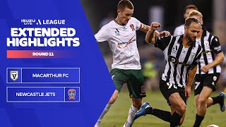 Macarthur FC v Newcastle Jets  Extended Highlights  Isuzu UTE ALeague 202324  Round 11 [upl. by Karina]