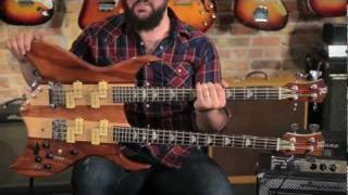 BC Rich Bich Double Neck Bass Spinal Tap  CME Gear Demo  Marc Najjar [upl. by Leiuqese921]