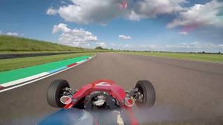 Historic Formula Ford  Thruxton Race 2  Cameron Jackson 2018 [upl. by Dragone]