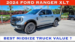 2024 Ford Ranger XLT 4X4 23L  Best Midsize Truck for Your Money POV Review and Test Drive ford [upl. by Anerehs]