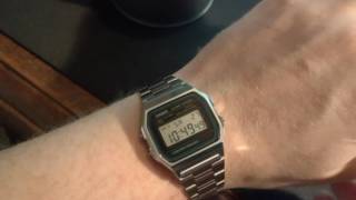 Casio  A158WA1D [upl. by Natloz]